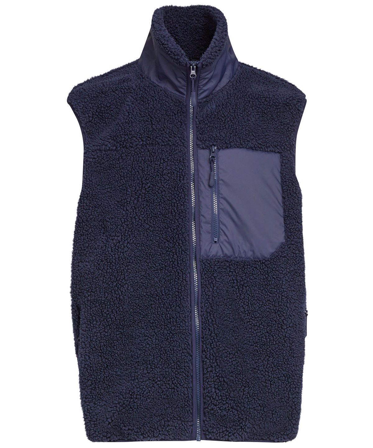 Bonded sherpa vest - Navy