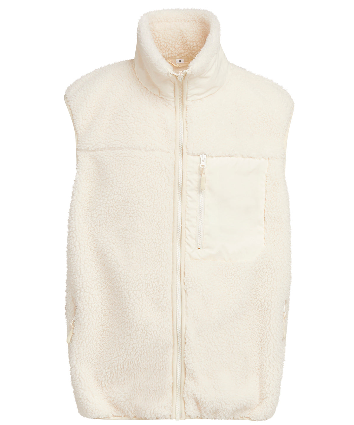 Bonded sherpa vest - White Sand