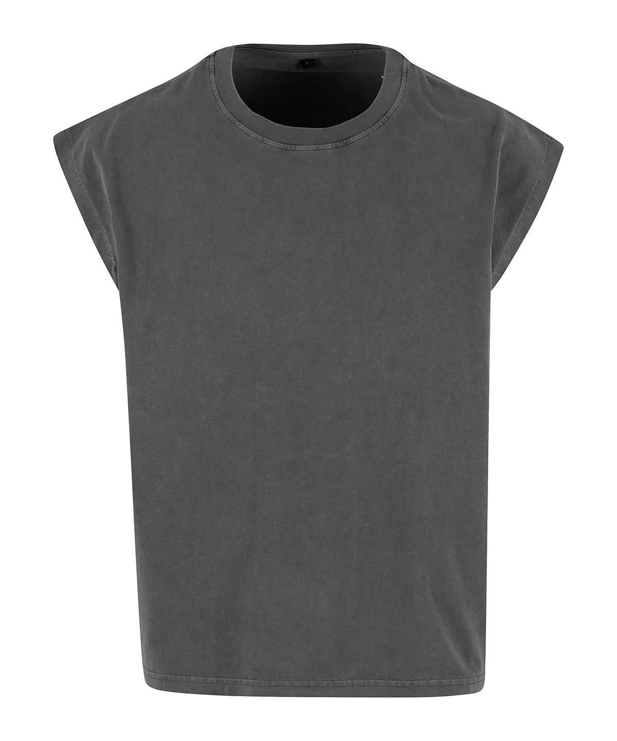 Vintage cropped heavy sleeveless tee - Magnet