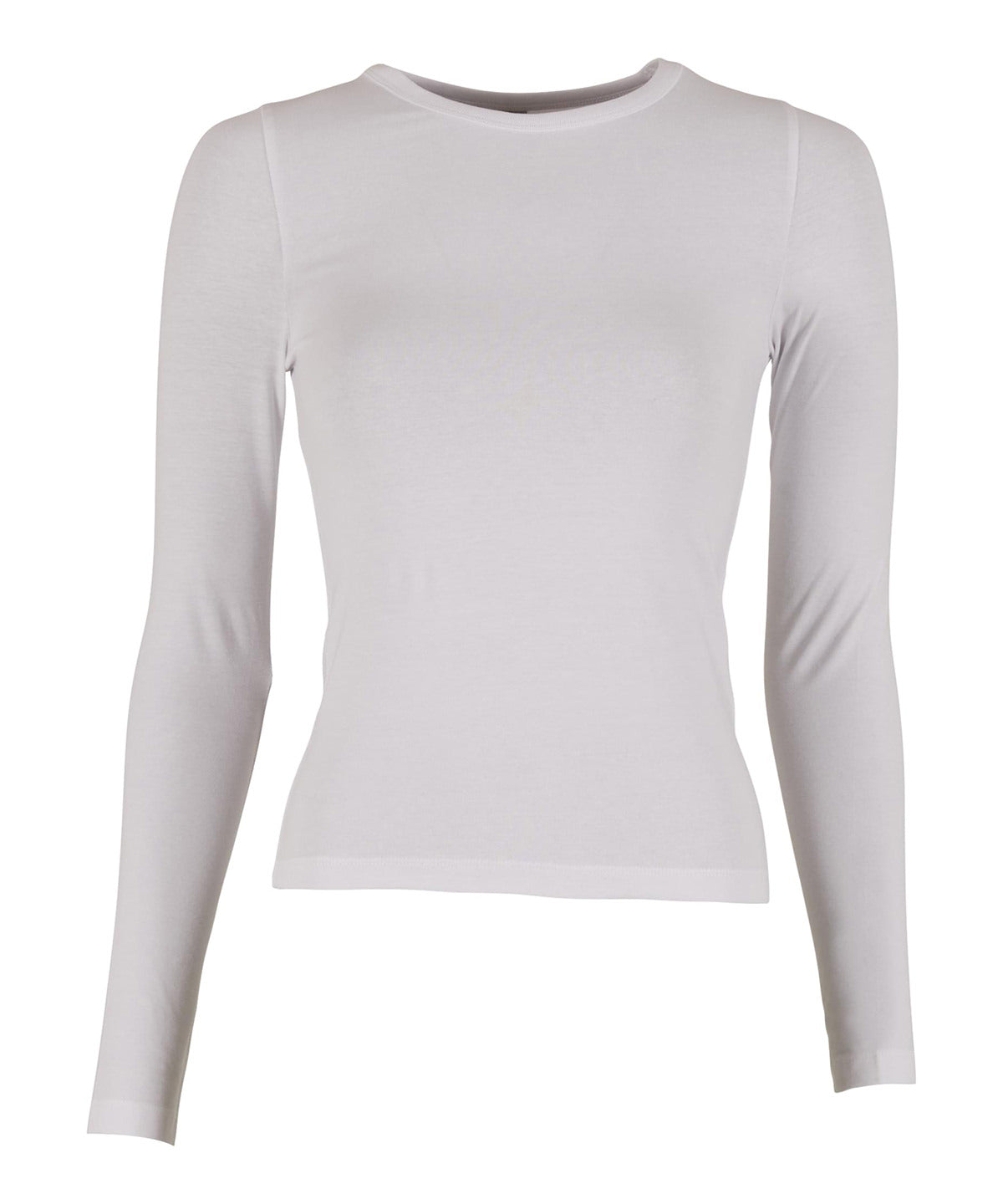 Women’s ultra slim long sleeve - White