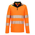 DX4 Hi-Vis Zip Polo Shirt L/S