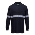 Modaflame Knit FR Long Sleeve Polo Shirt