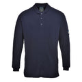 Modaflame Knit FR Long Sleeve Polo Shirt