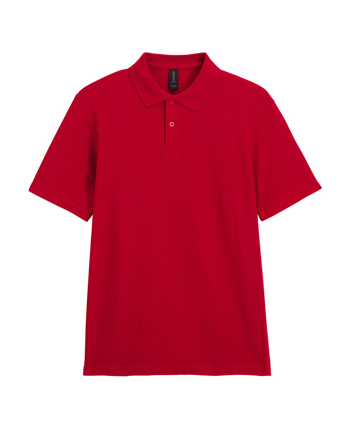 Softstyle™ adult double piqué polo - Cherry Red