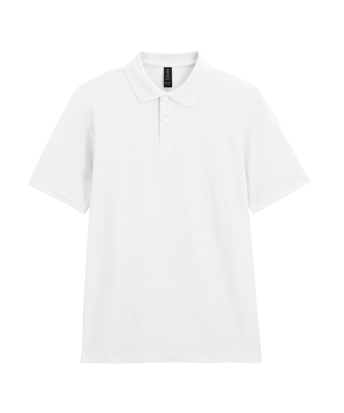 Softstyle™ adult double piqué polo - White