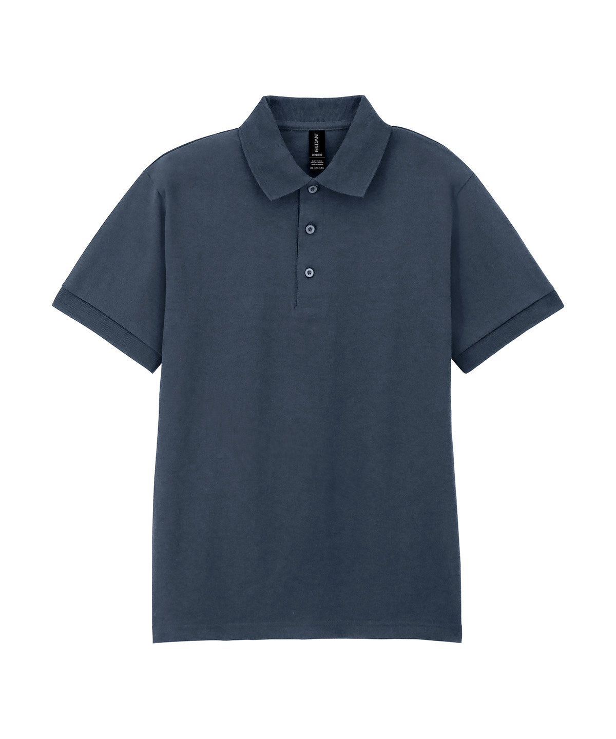 DryBlend® Jersey knit polo - Dark Heather