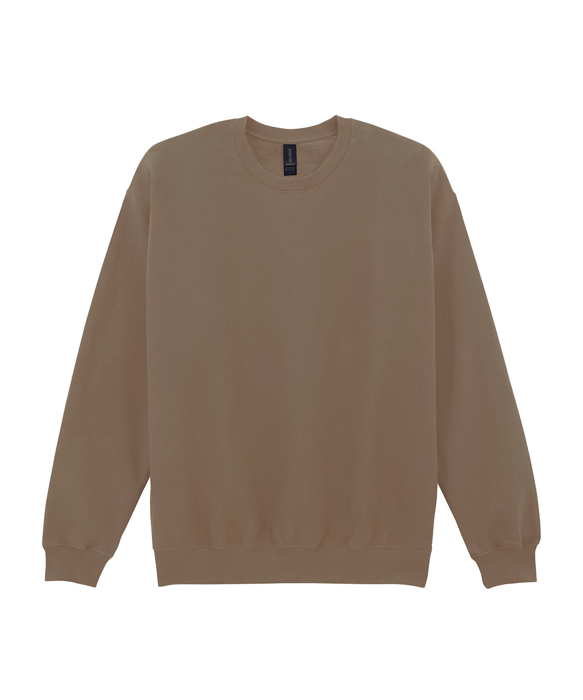 Softstyle™ midweight fleece adult crew neck - Brown Savana