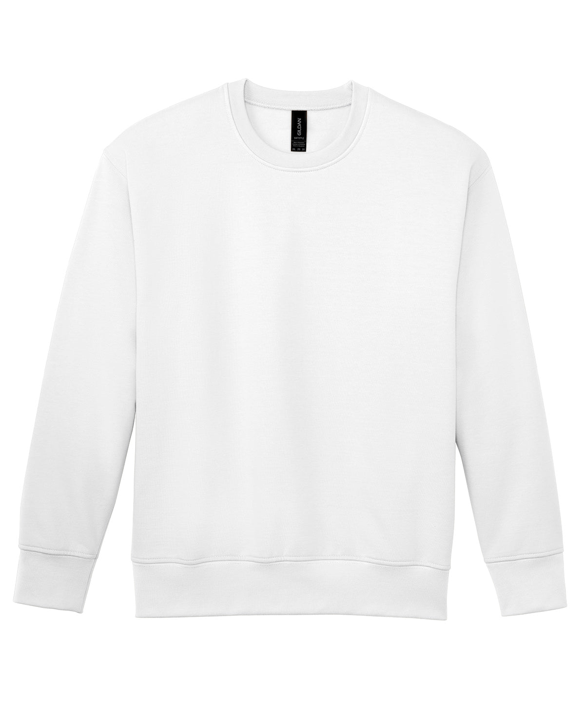 Softstyle™ midweight fleece adult crew neck - White
