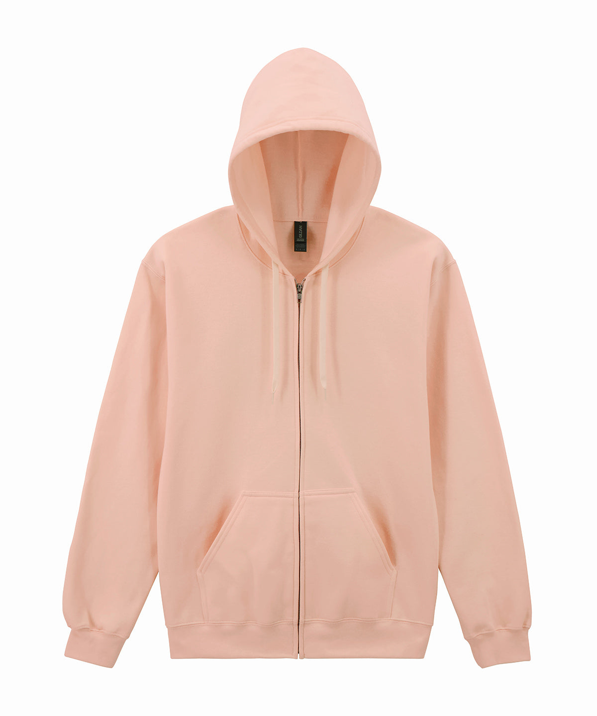 Softstyle™ midweight fleece adult full-zip hooded sweatshirt - Dusty Rose