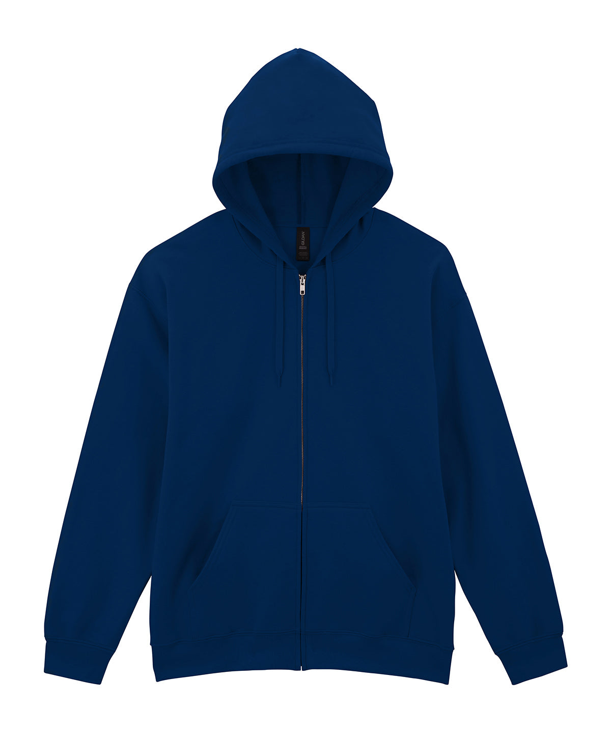 Softstyle™ midweight fleece adult full-zip hooded sweatshirt - Navy
