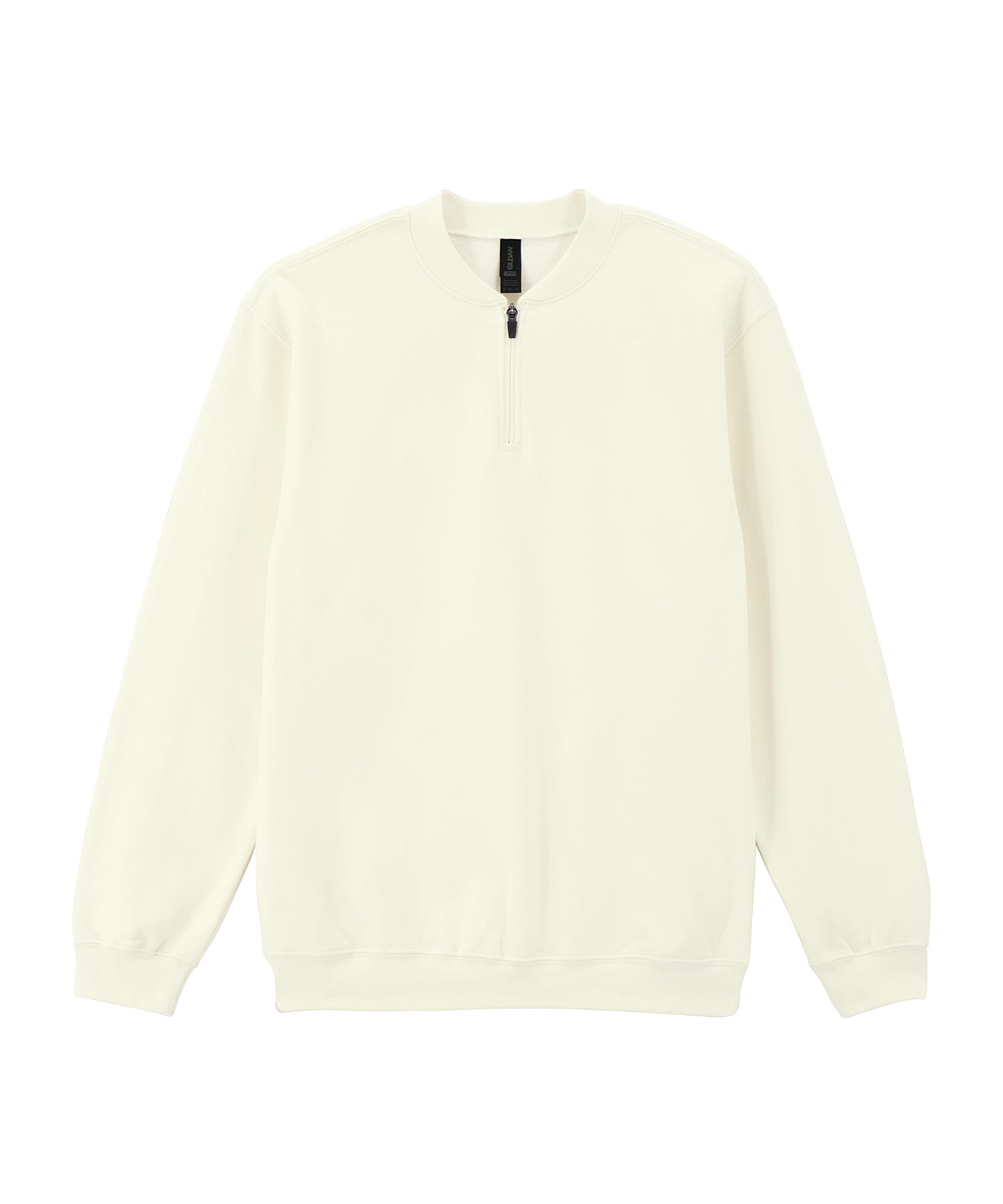 Softstyle™ midweight adult fleece 1/4-zip sweatshirt - Off White