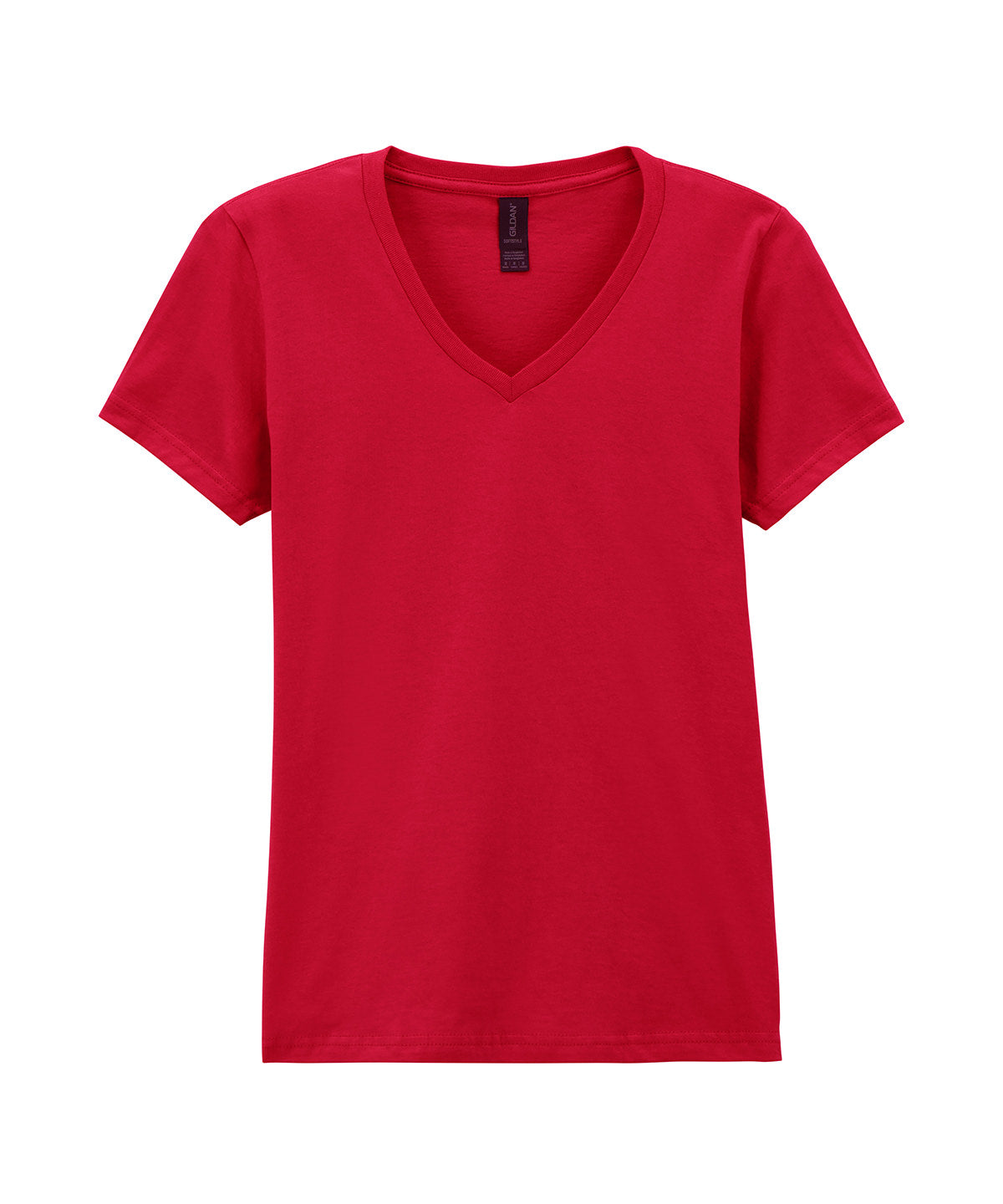 Softstyle™ women's v-neck t-shirt - Cherry Red