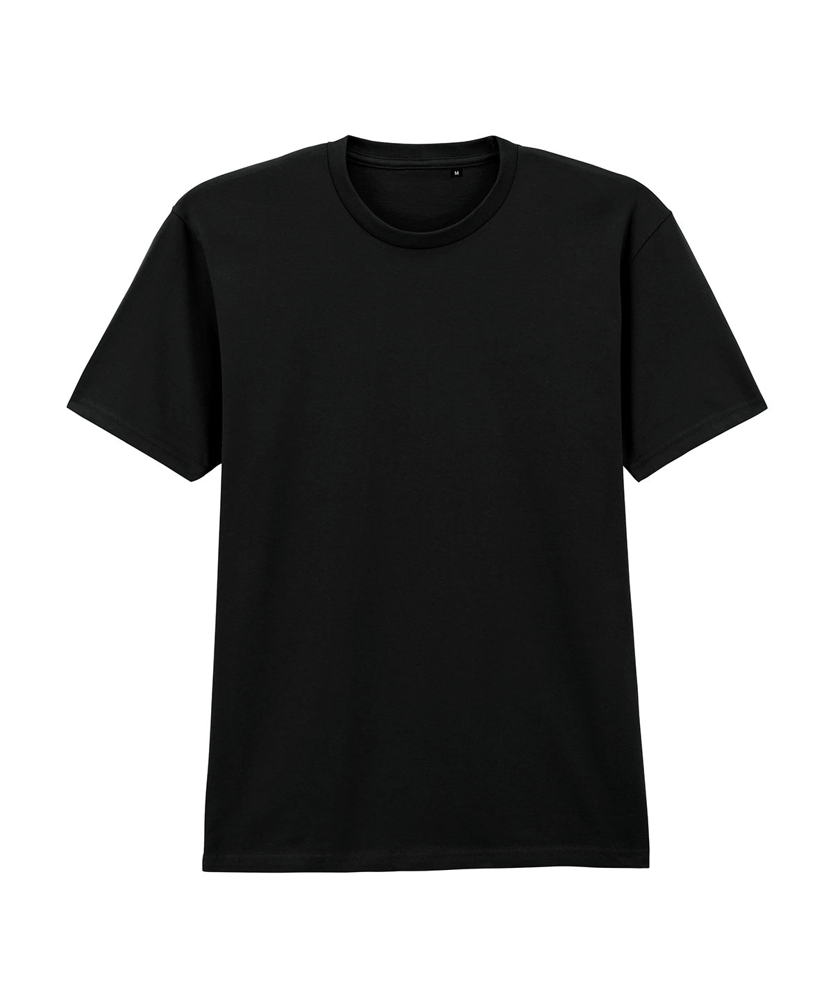 Softstyle™ midweight adult no-label enzyme wash t-shirt - Pitch Black