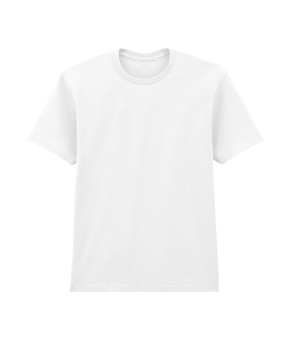 Softstyle™ midweight adult no-label enzyme wash t-shirt - White
