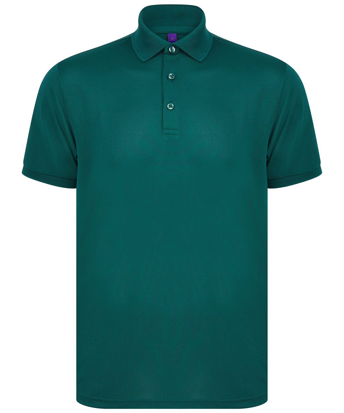 Recycled polyester polo shirt - Bottle Green