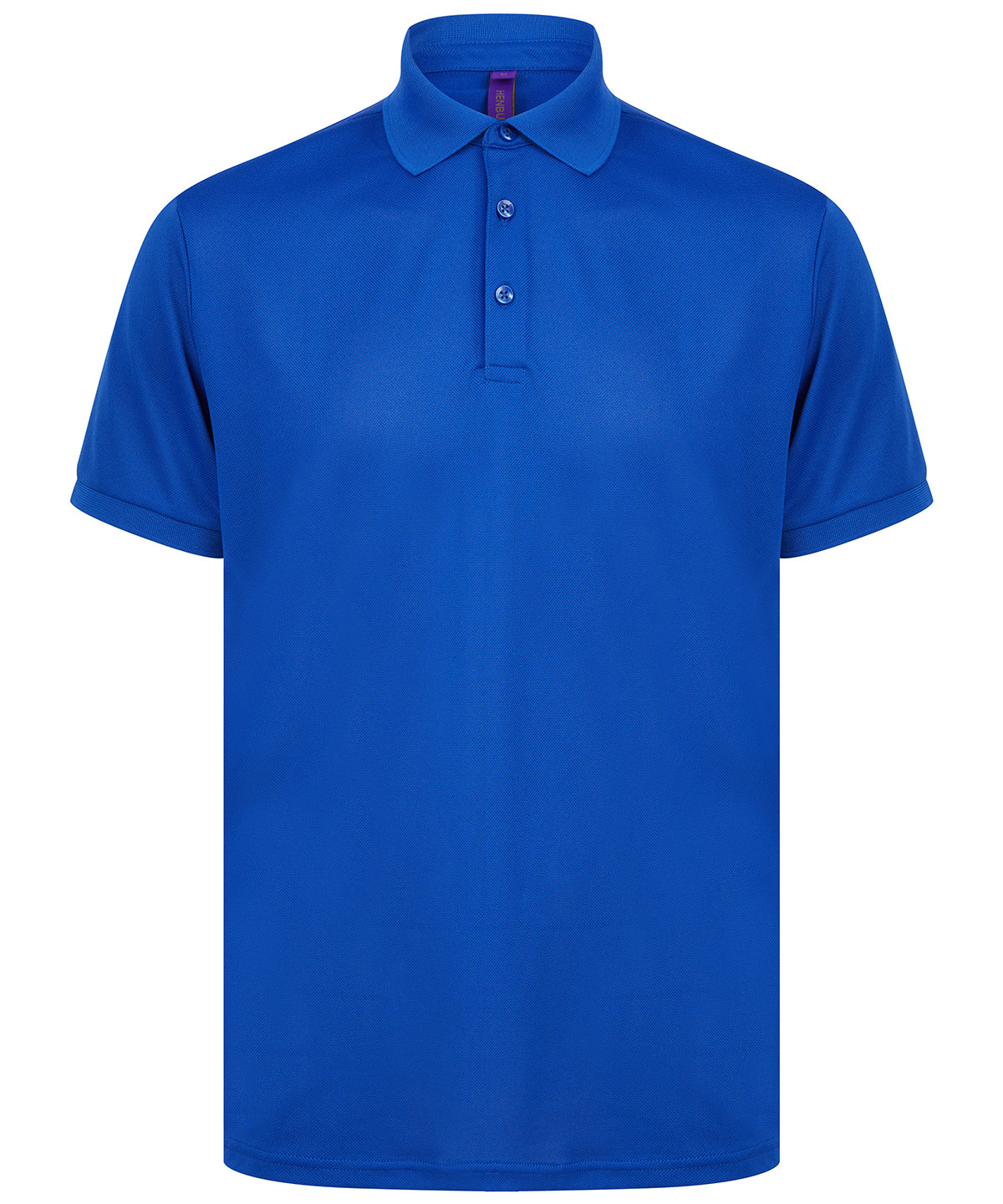 Recycled polyester polo shirt - Royal