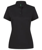 Women’s recycled polyester polo shirt