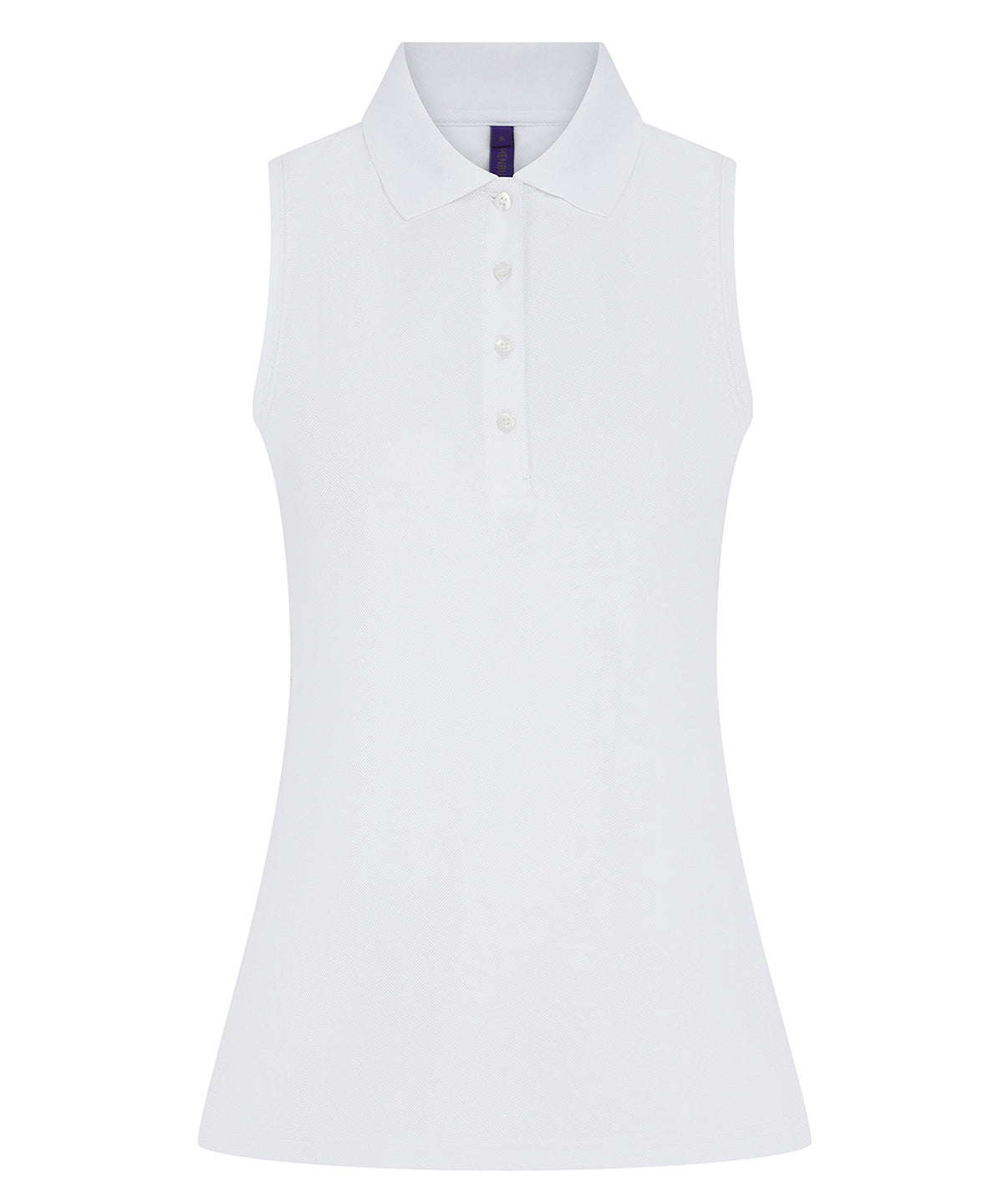 Women’s sleeveless Coolplus® polo shirt - White