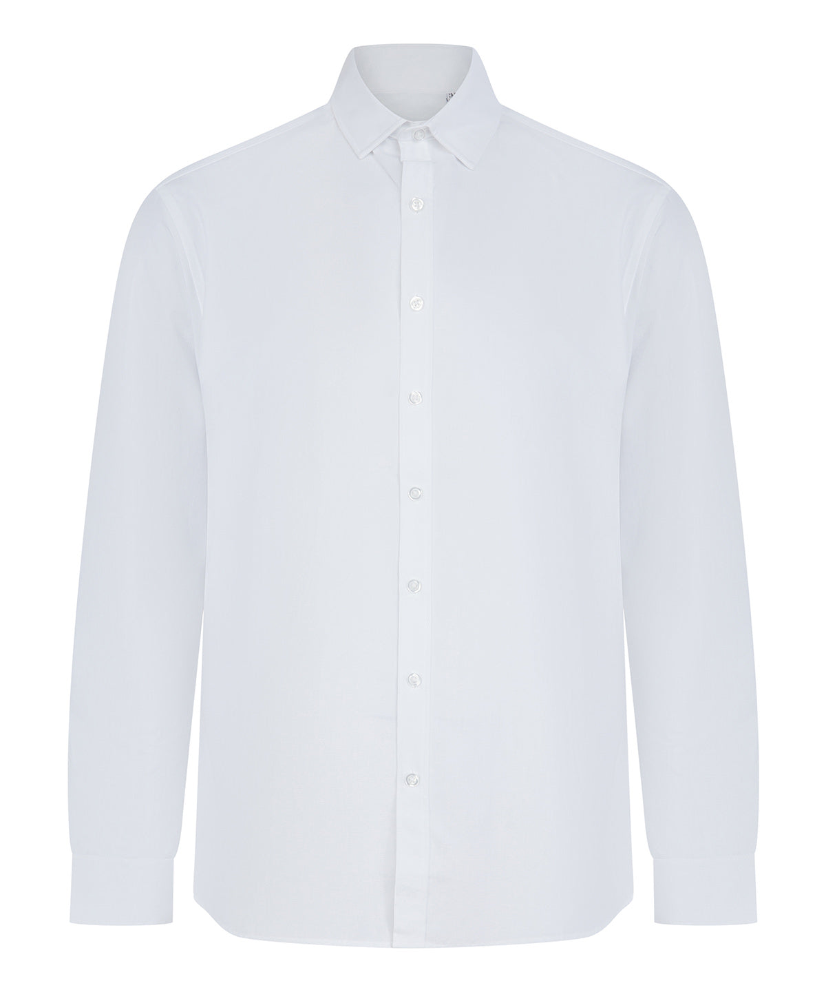 Long sleeve ‘cotton-feel’ Coolplus® shirt - White