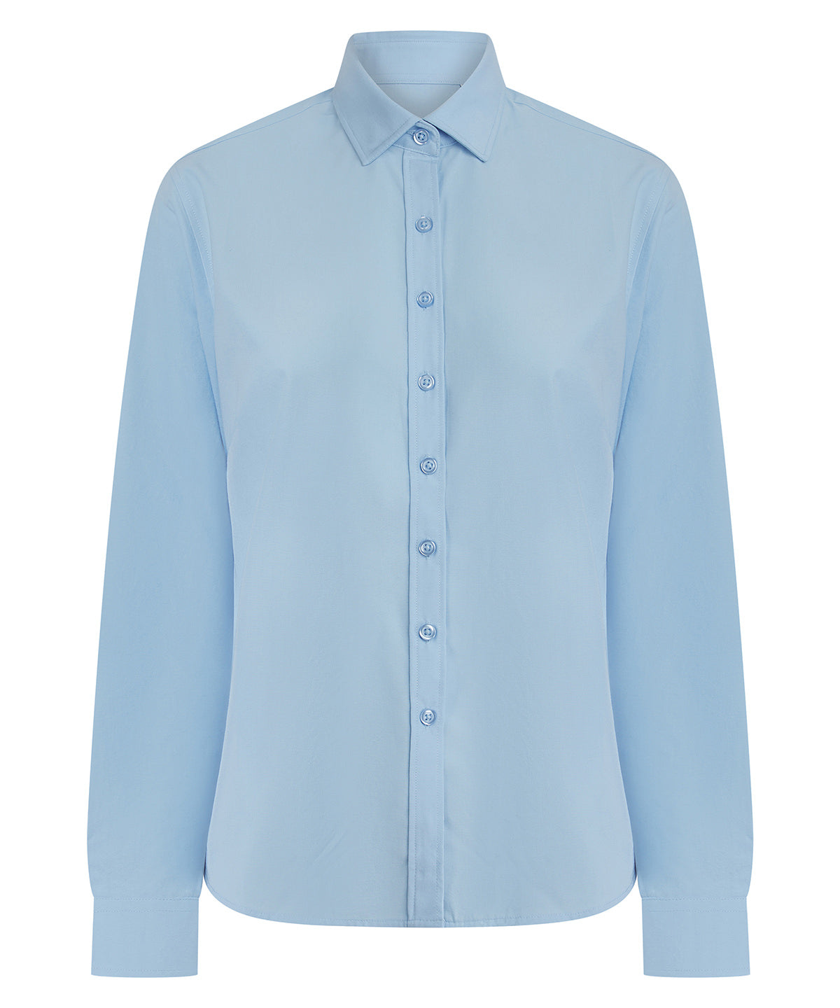 Women’s long sleeve ‘cotton-feel’ Coolplus® shirt - Light Blue