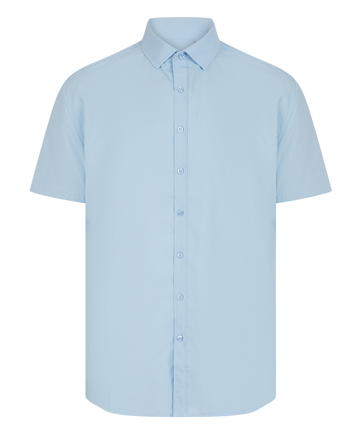 Short sleeve ‘cotton-feel’ Coolplus® shirt - Light Blue