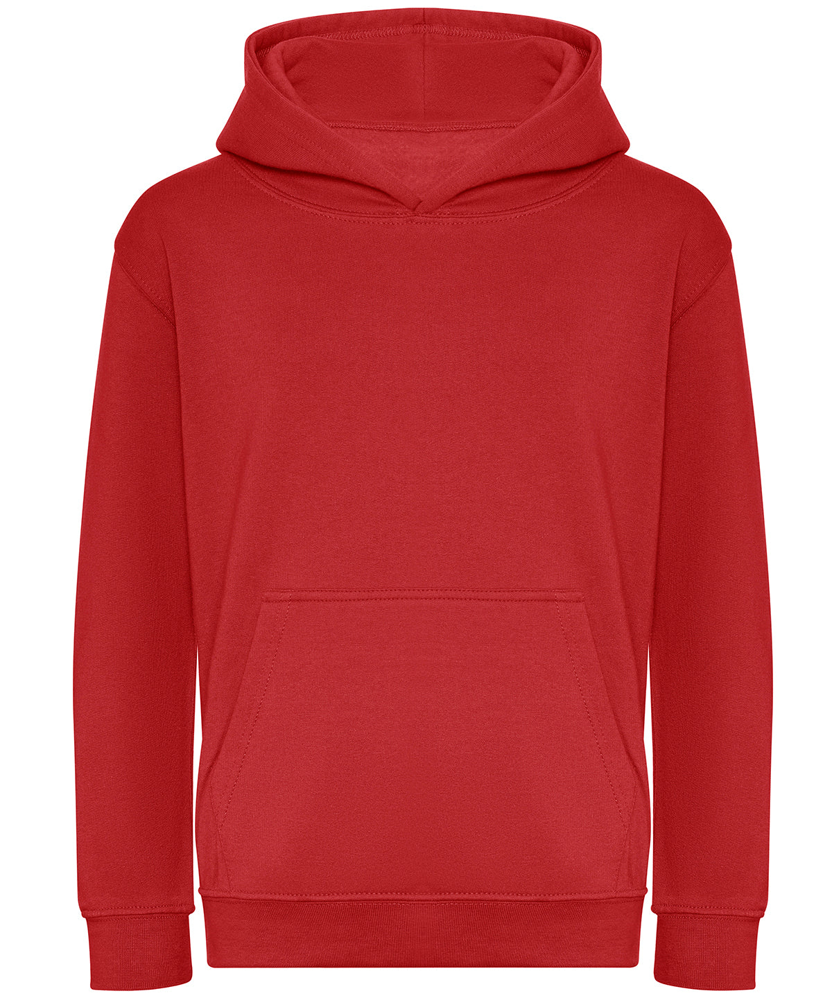 Kids organic hoodie - Fire Red