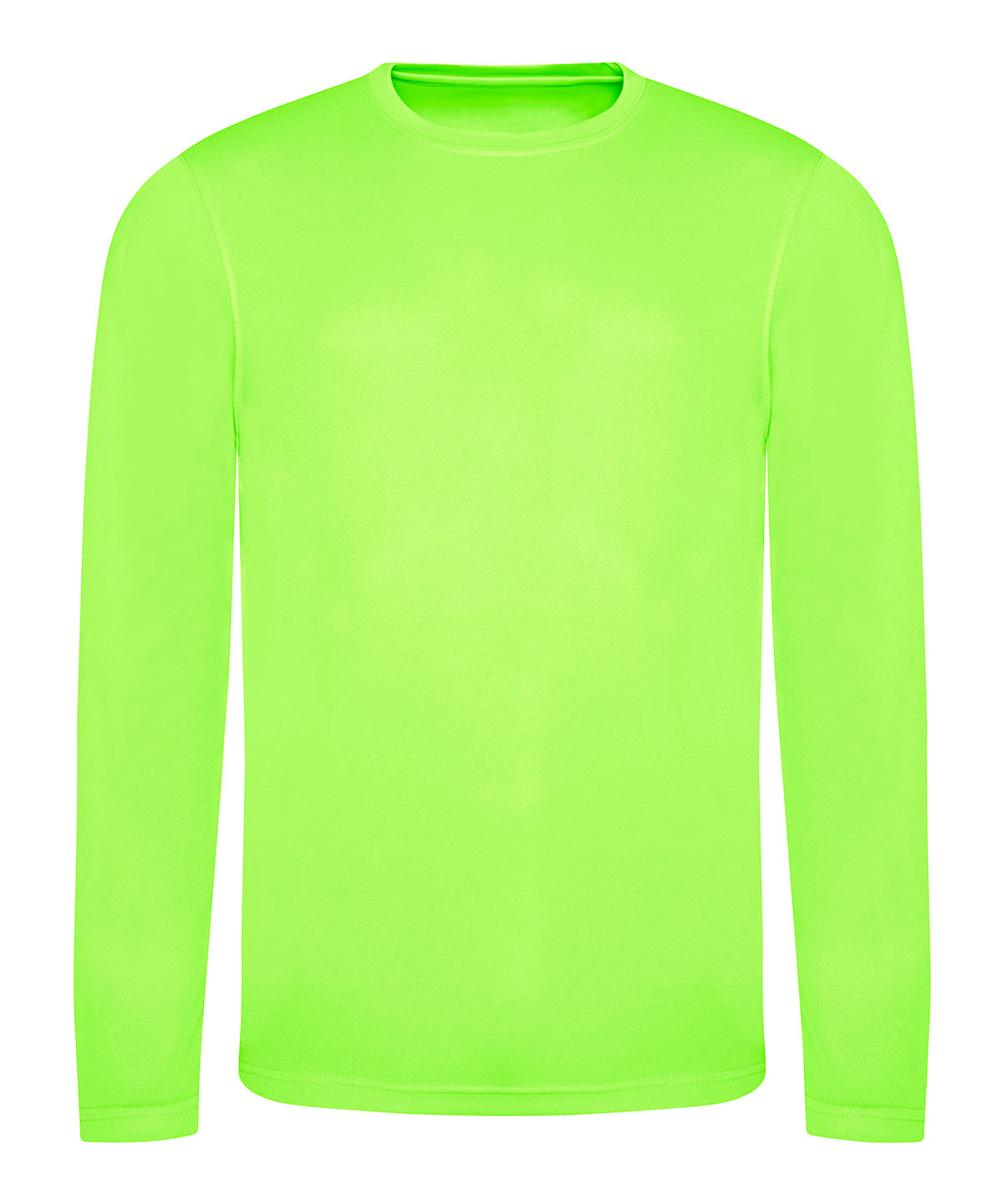 Long sleeve cool T - Electric Green