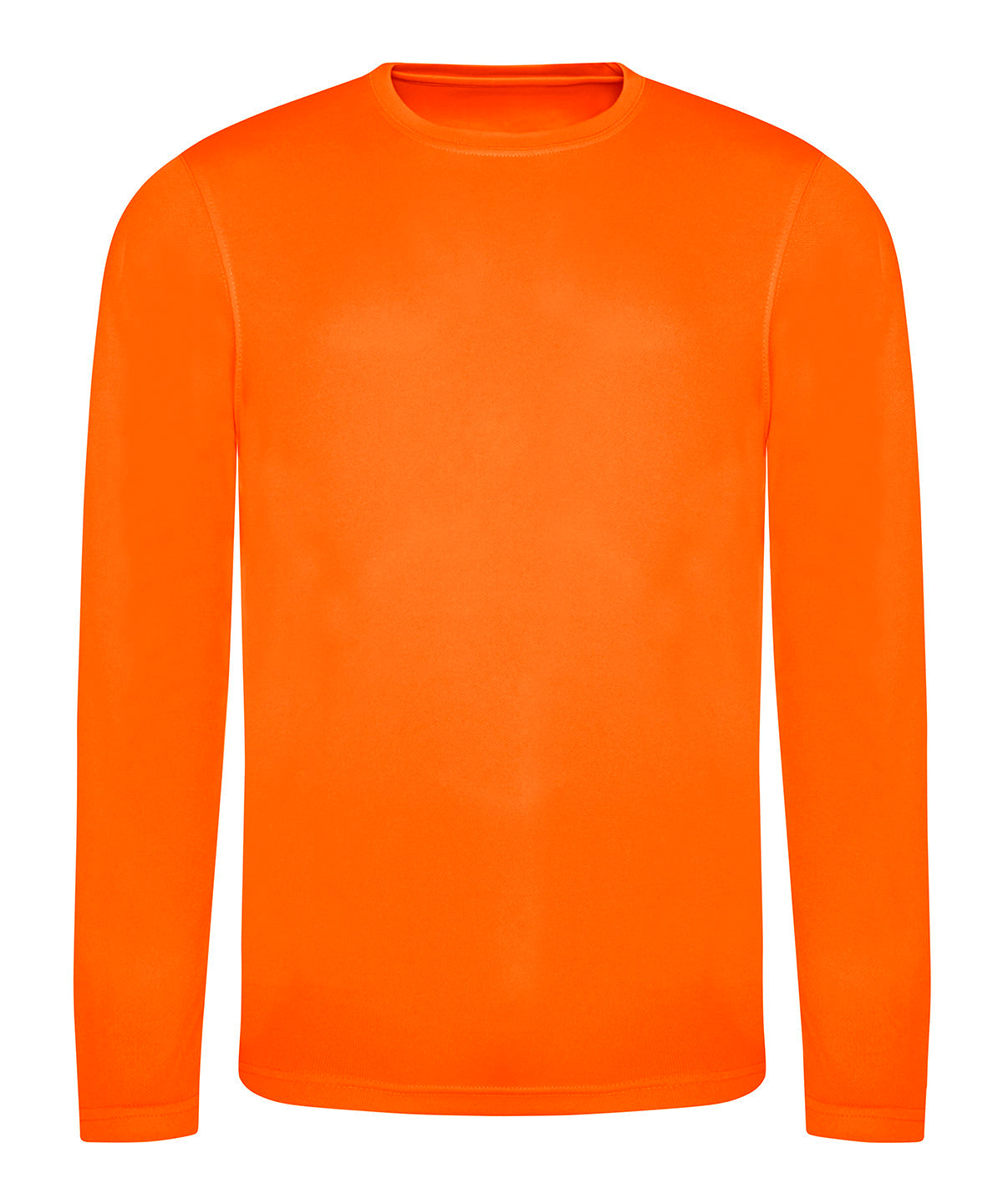 Long sleeve cool T - Electric Orange