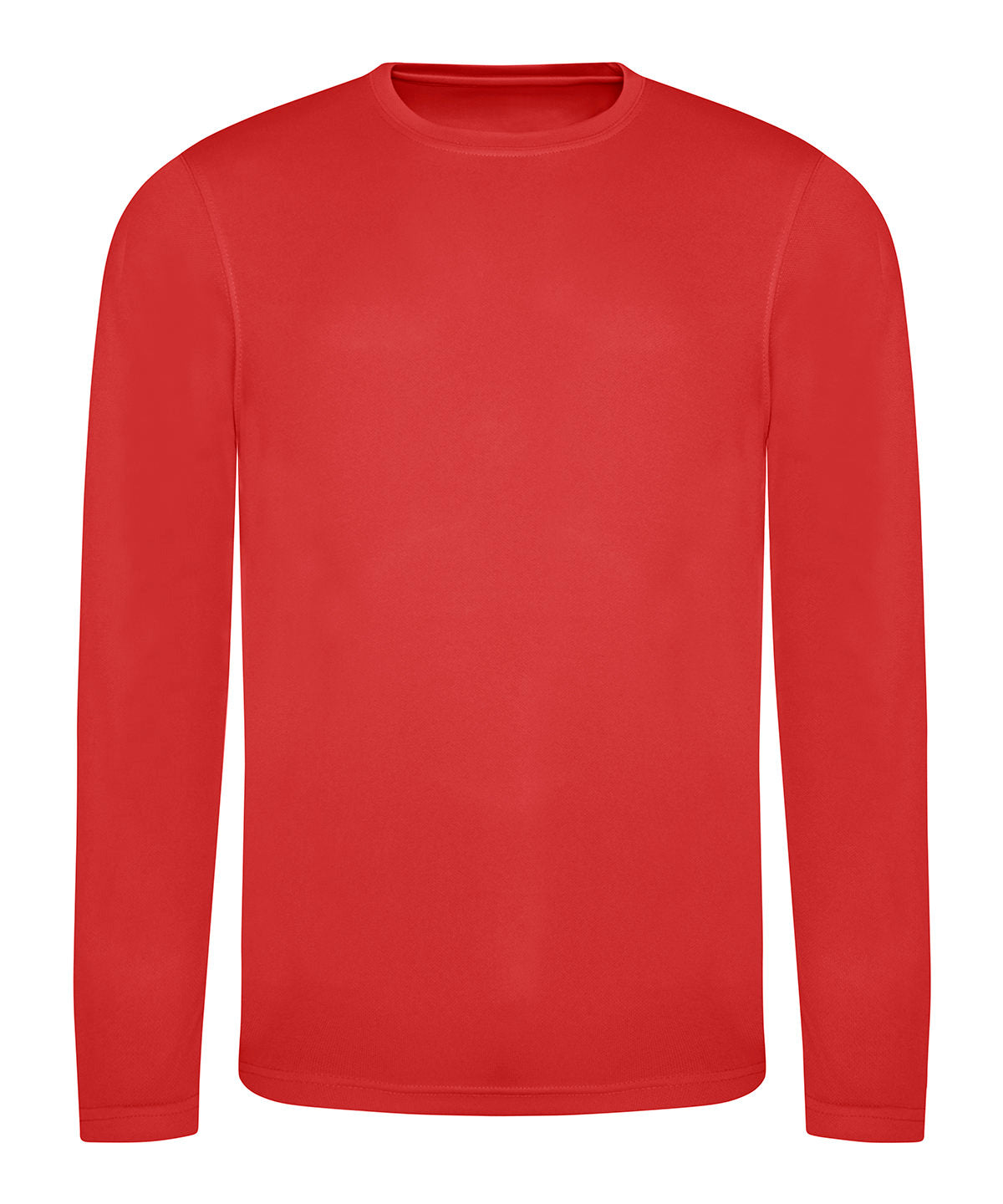 Long sleeve cool T - Fire Red