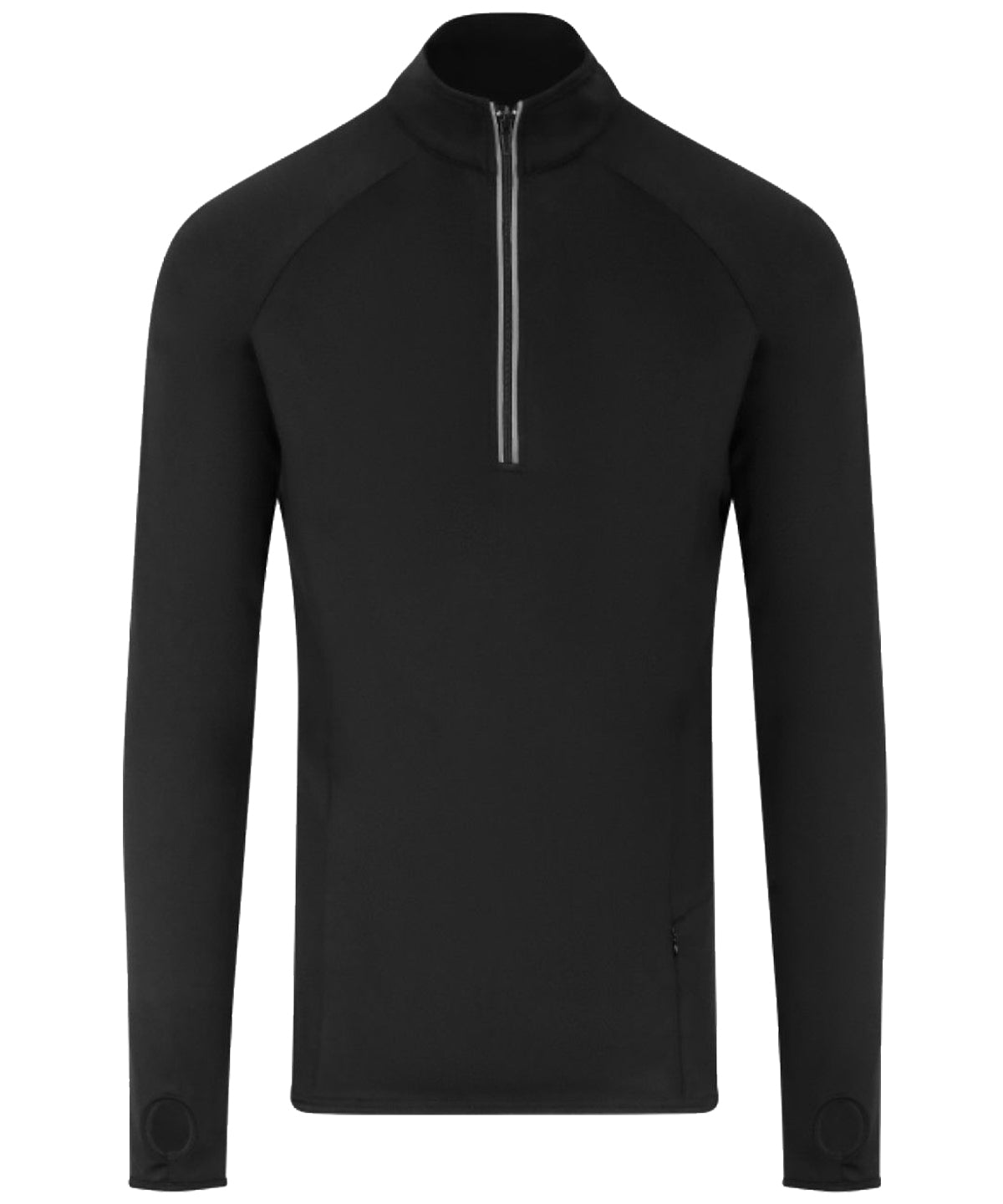 Cool Flex long half-zip top - Jet Black