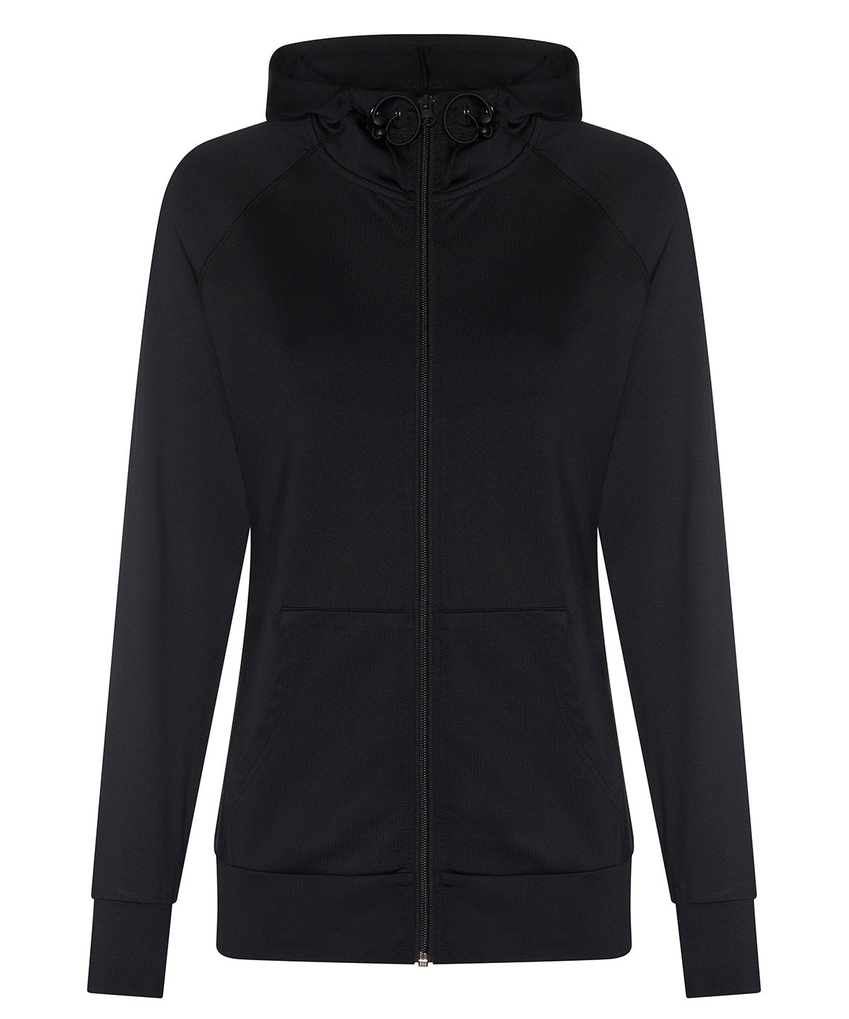 Women's cool contrast zoodie - Jet Black