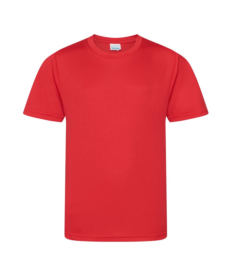 Kids cool smooth T - Fire Red