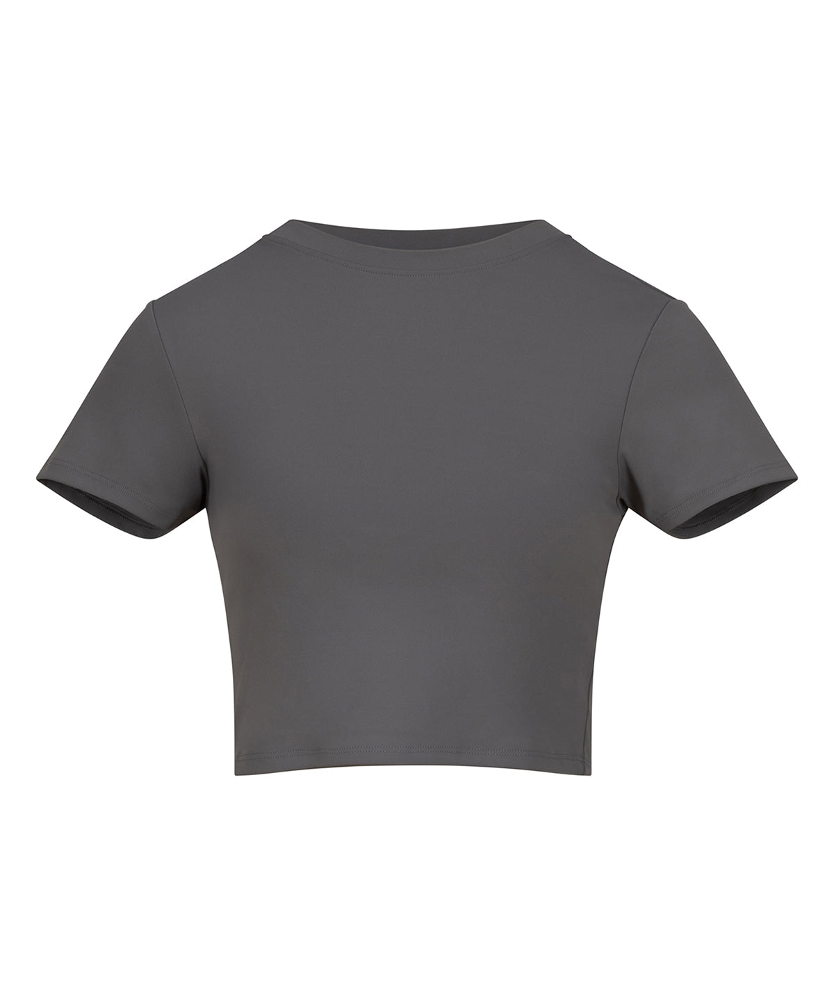 Women’s recycled cropped T - Platinum Grey