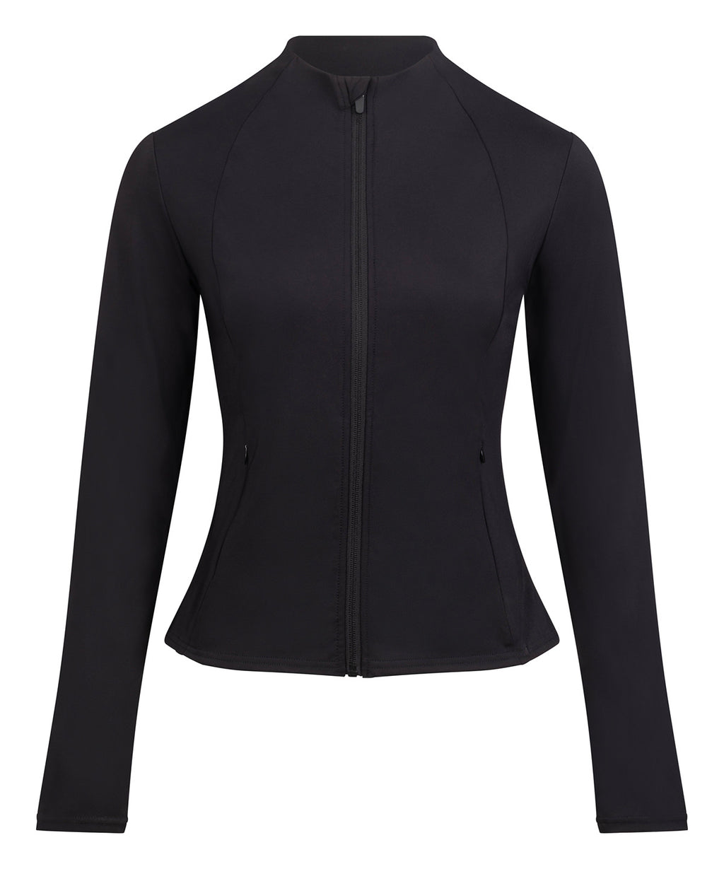 Women’s recycled tech-zip jacket