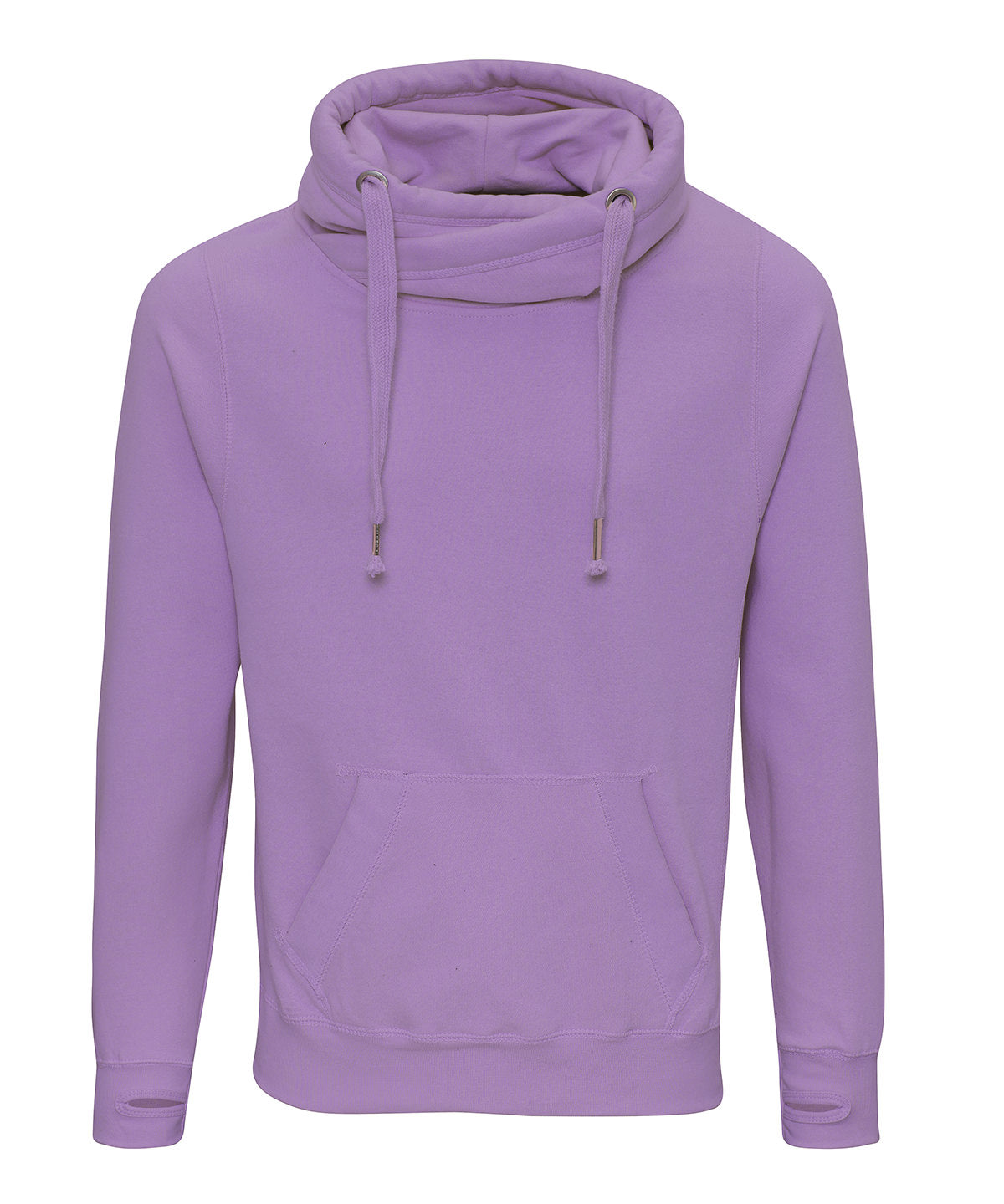 Cross neck hoodie - Digital Lavender