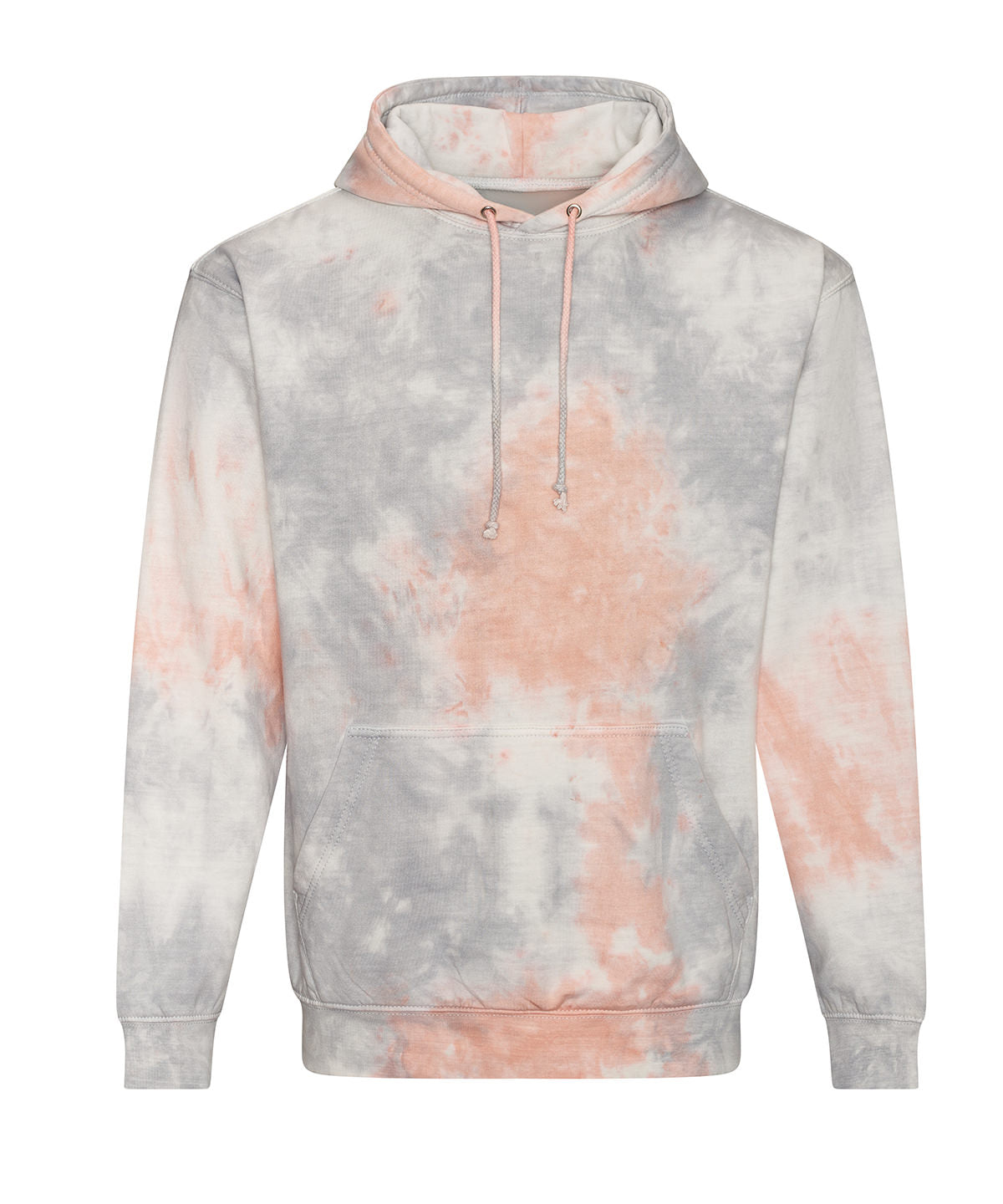 Tie dye hoodie - Grey Pink Marble