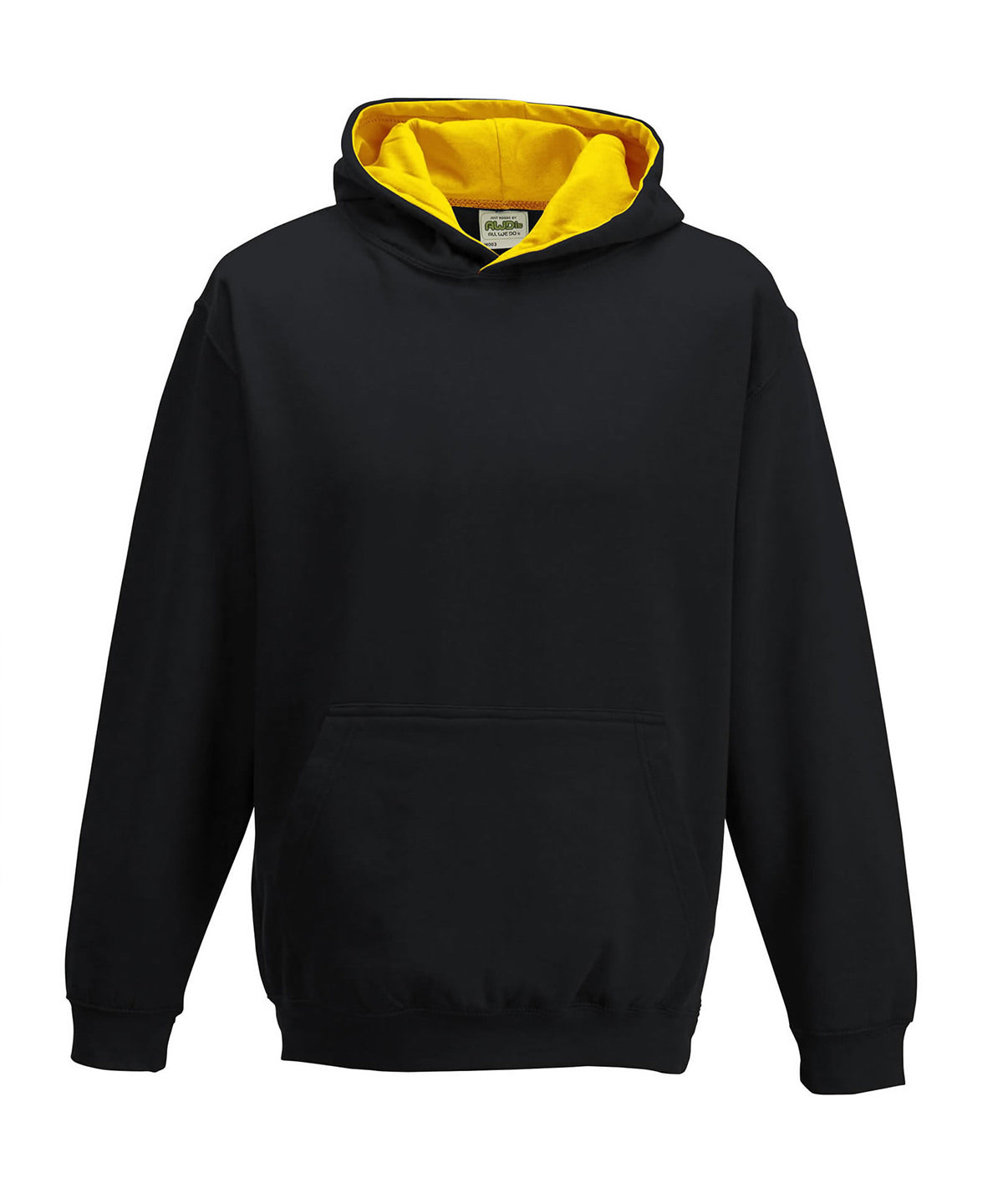 Kids varsity hoodie - Jet Black/Gold
