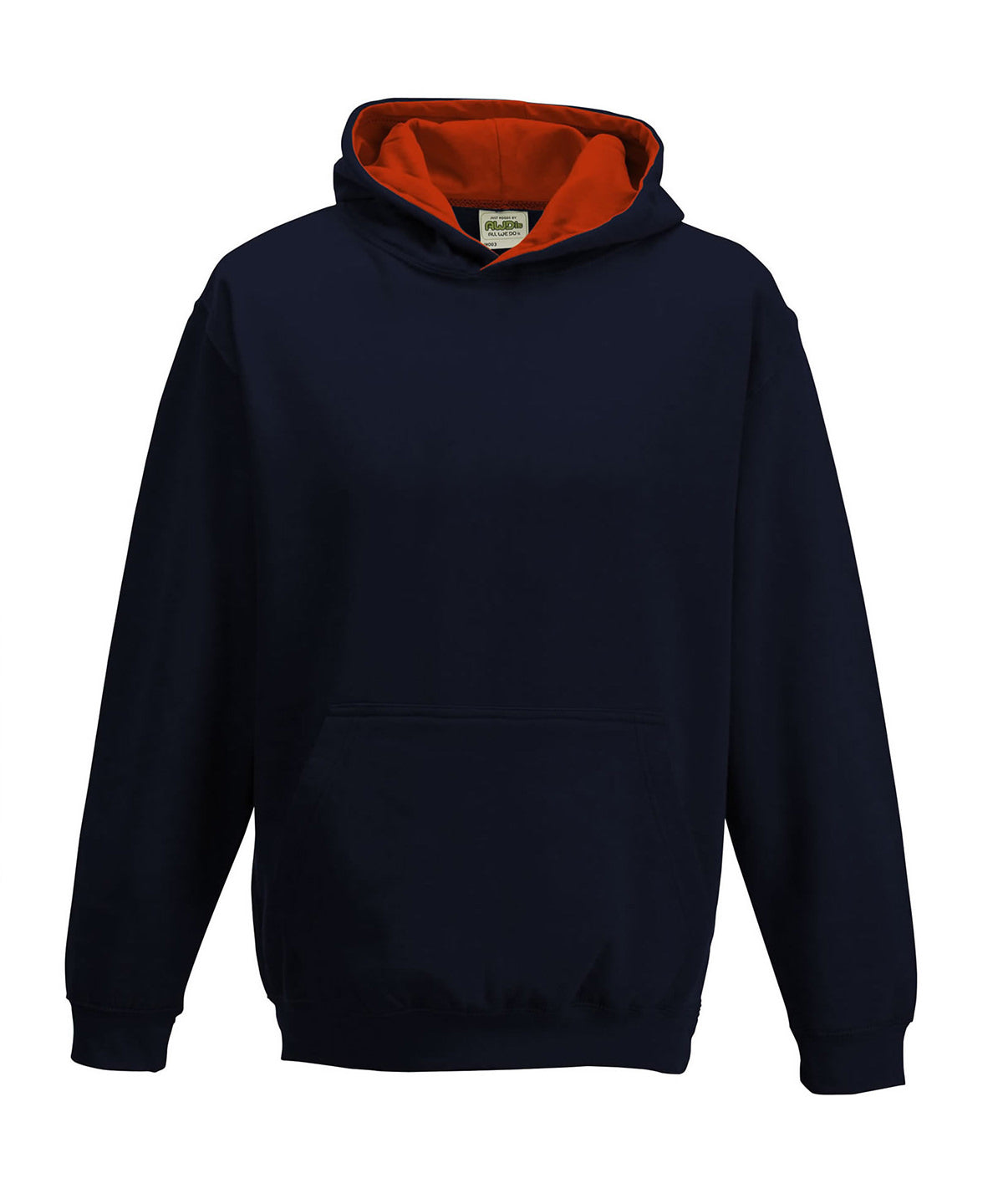Kids varsity hoodie - New French Navy/Fire Red