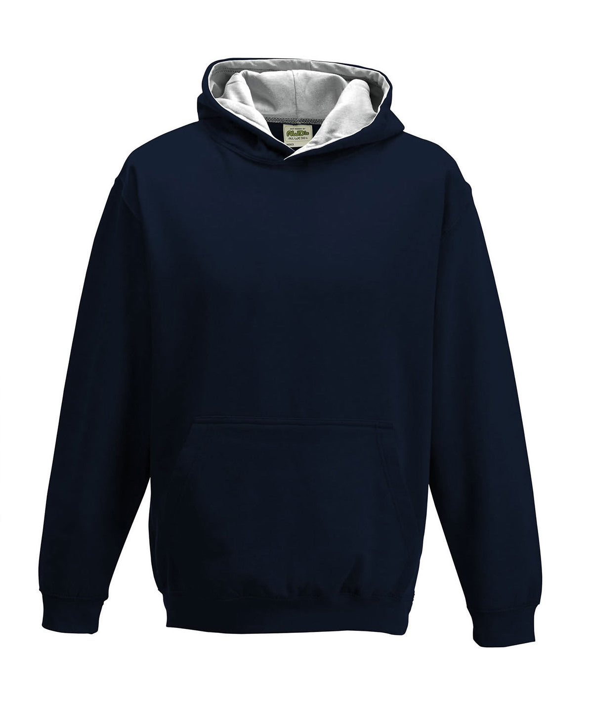 Kids varsity hoodie - New French Navy/Heather Grey