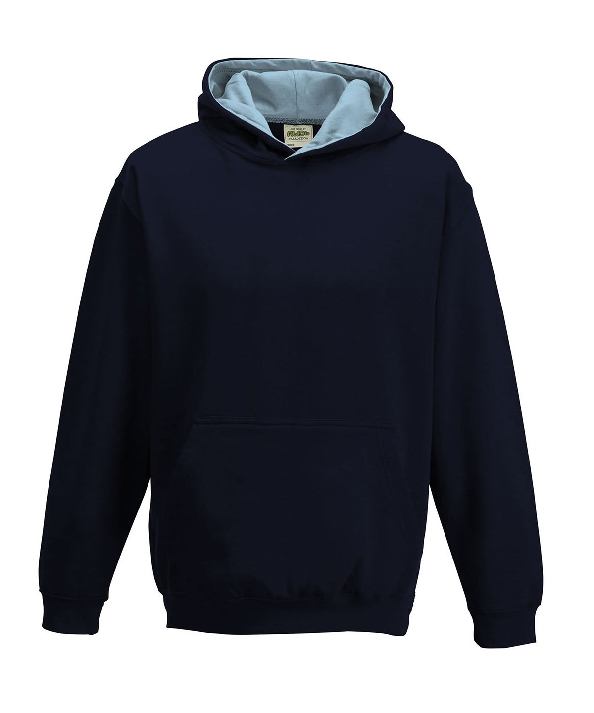 Kids varsity hoodie - New French Navy/Sky Blue