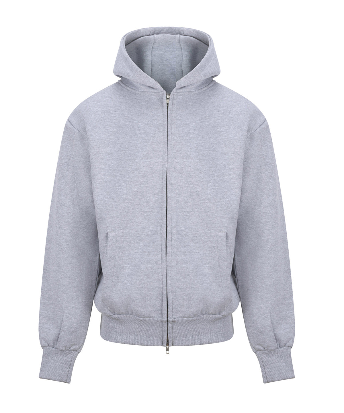 Signature heavyweight zoodie - Heather Grey
