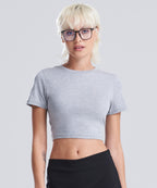 Women's triblend cropped T