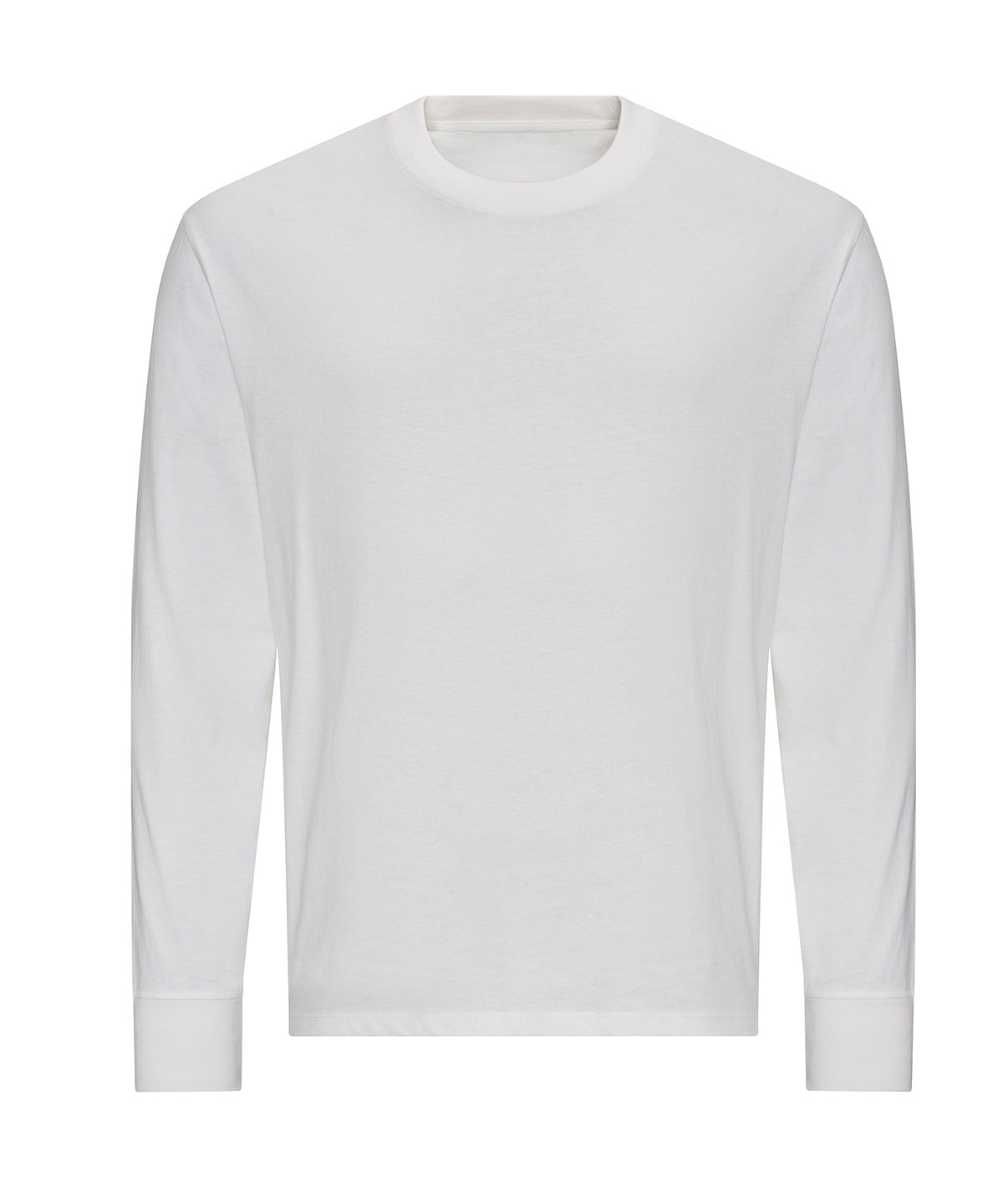 Oversize 100 long sleeve T - White