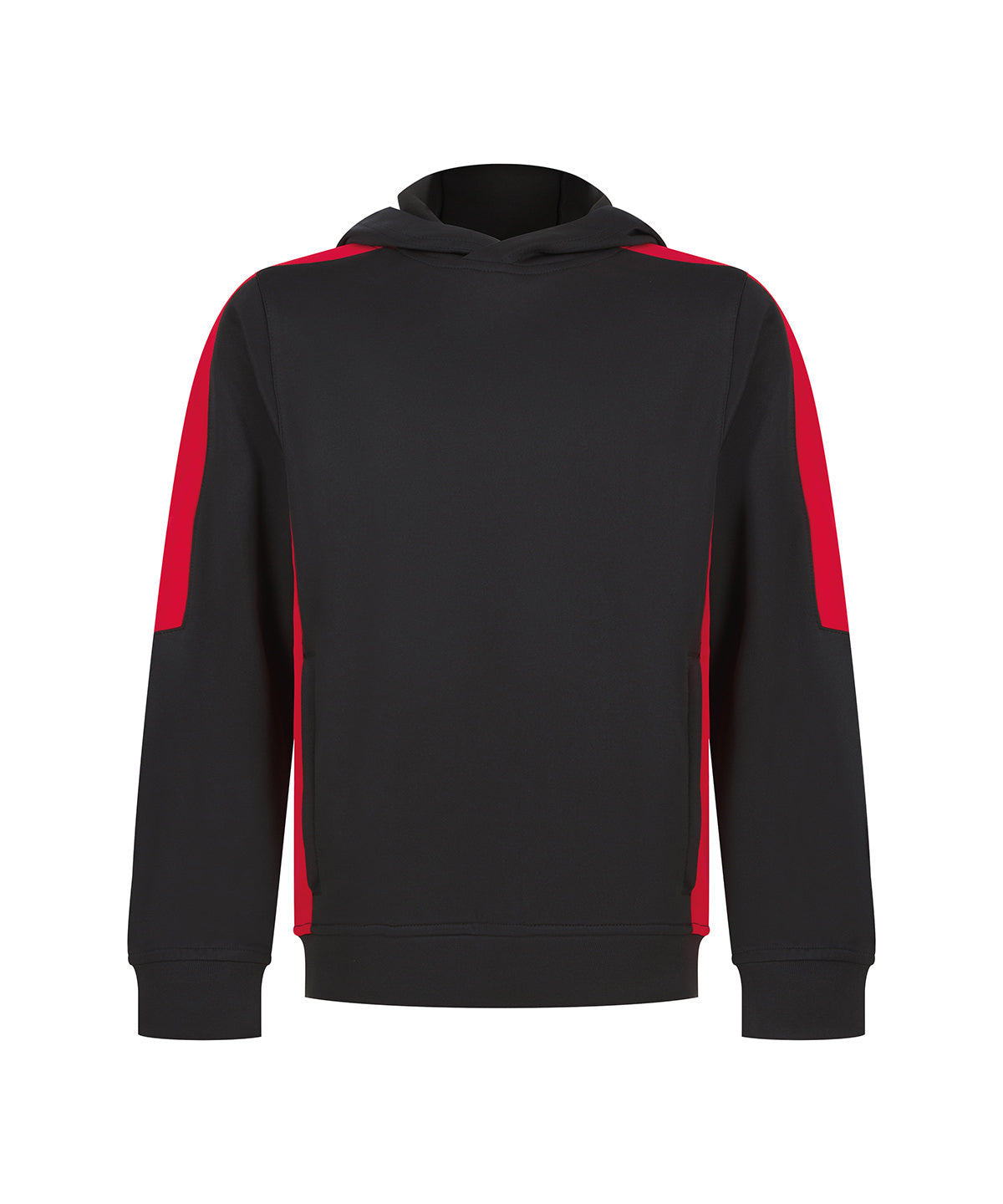 Kids' team hoodie - Black/Red