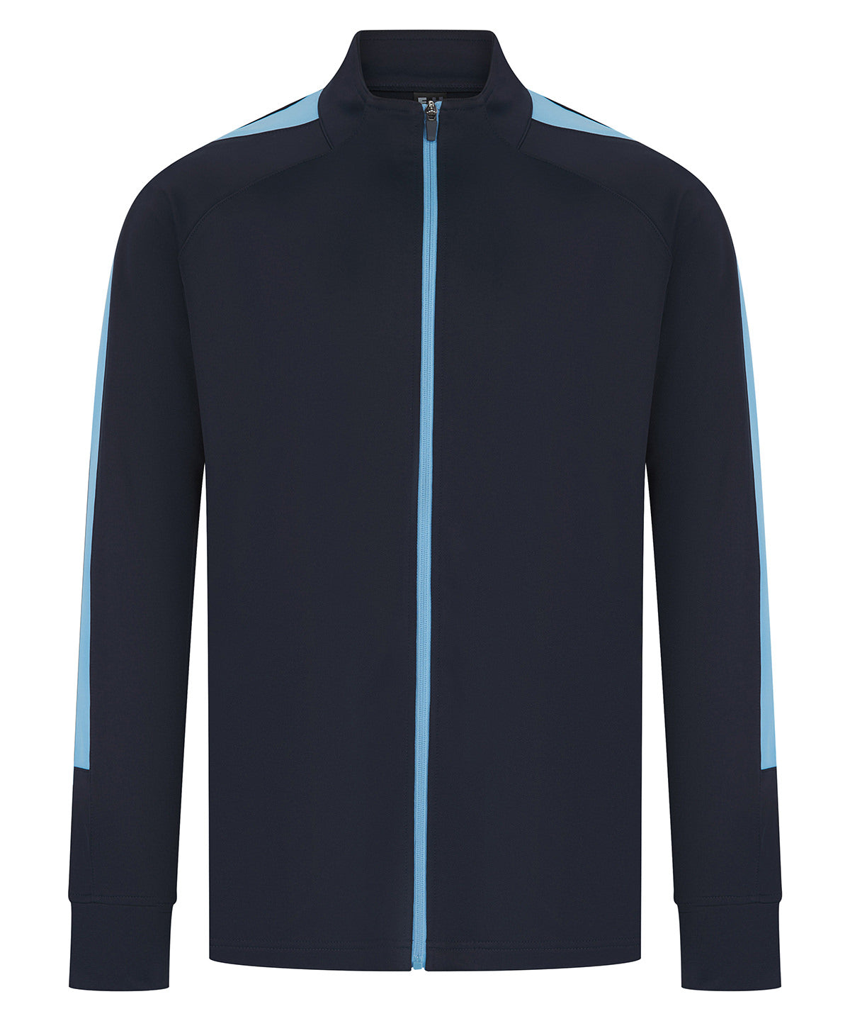 Knitted tracksuit top - Navy/Sky