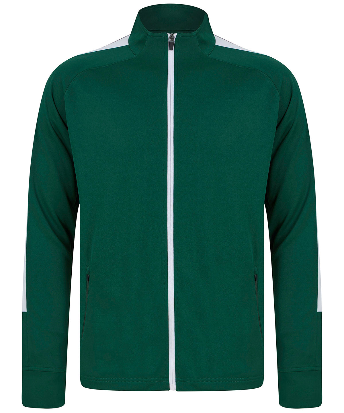 Kids knitted tracksuit top - Bottle/White