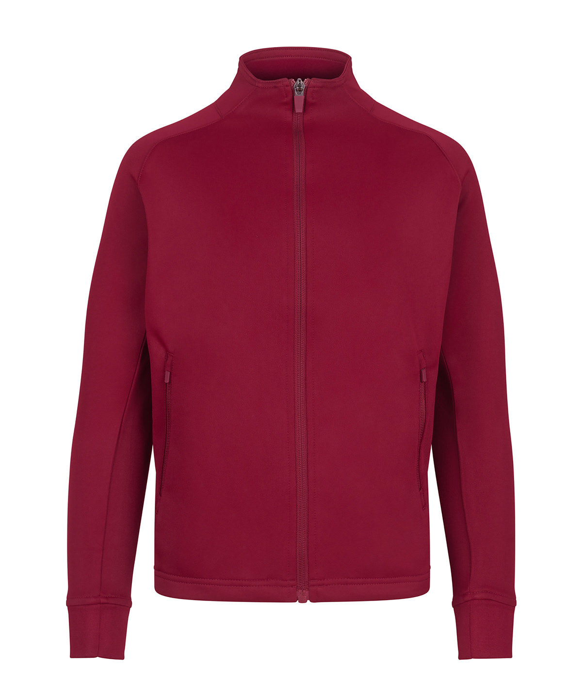 Kids knitted tracksuit top - Burgundy