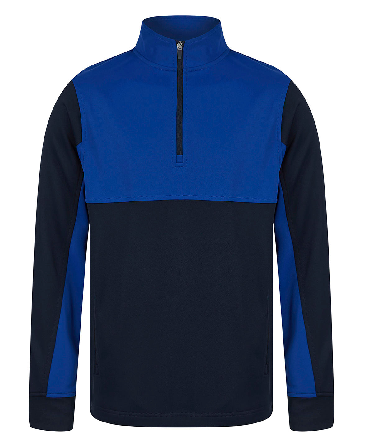 Kids ¼-tracksuit top - Navy/Royal