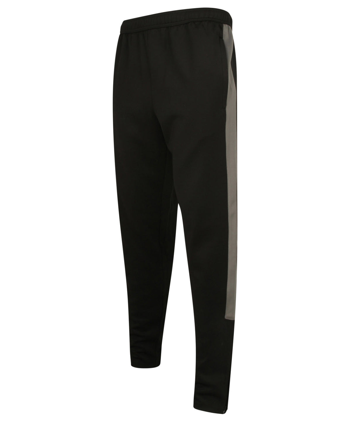 Knitted tracksuit pants - Black/Gunmetal Grey