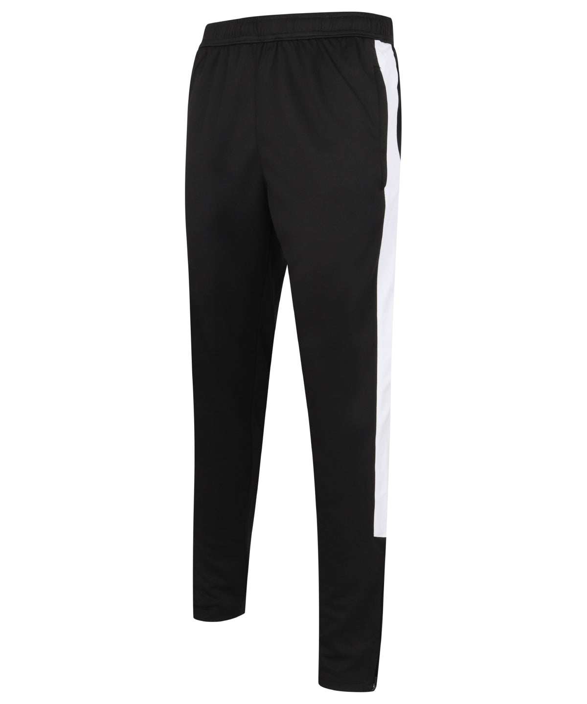 Knitted tracksuit pants - Black/White